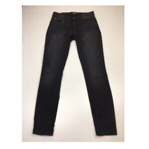 HUDSON Black Wash 5 Pocket Logo Hardware KRISTA Super Skinny Jeans